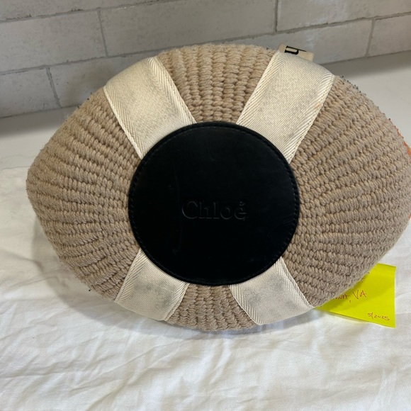 Chloe x Mifuko Multicolor Striped WoodyTote Bag - Picture 5 of 5